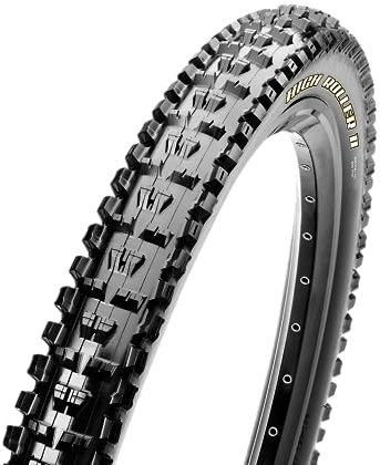 Maxxis Unisex High Roller II 2 Capas/Super Tacky All-Round Gravedad MTB neumáticos, Negro, tamaño 26 x 2,40
