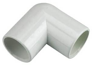 FloPlast White 90° Waste Pipe Overflow Bend (Dia)21.5mm