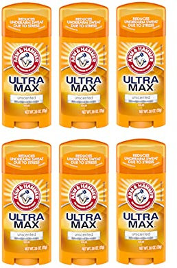 ARM & HAMMER ULTRAMAX Anti-Perspirant Deodorant Invisible Solid Unscented 2.60 oz (6-Pack)