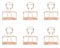 Kikkerland OR73-CO Papierclips, Edelstahl, Kupfer, 10.1 x 2.7 x 18.8 cm