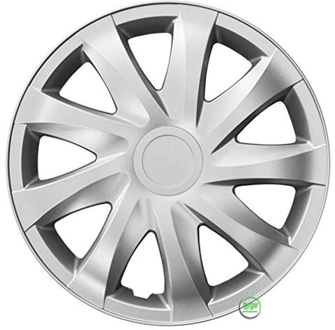 J&J AUTOMOTIVE | 15 Radkappen Radzierblenden 4er Set 15 Zoll Alu-Optik Draco, Radabdeckung, Radkappen, Zierblenden, Felgen