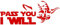 Decus Pass You i Will Yoda Star Wars XL 0227 (rot) // Sticker OEM JDM Style Aufkleber