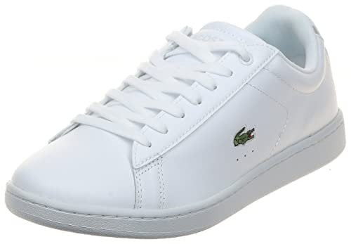 Lacoste Damen Low-Top Sneaker Carnaby EVO BL 21 1 SFA, Frauen Halbschuhe,Ladies,Halbschuhe,straßenschuhe,Strassenschuhe,Weiss (21G),40 EU / 6.5 UK