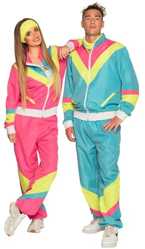 Boland Trainingsanzug Retro Man für Herren | Neonblau - UV