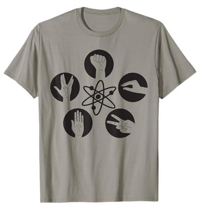 Le logo de Big Bang Theory Rock Lizard Spock T-Shirt