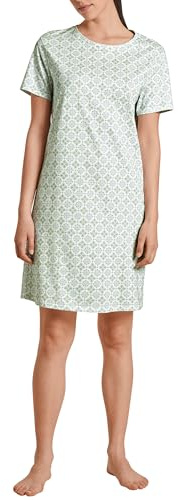 CALIDA Spring Nights Kurzarm-Nachthemd Damen | Länge 95cm, atmungsaktiv und klimaregulierend, aus 100% Baumwolle