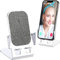 Wireless Charger Stand, TECHGEAR 15W Fast Wireless Charger Stand, Metal Charging Dock Station for iPhone 16/15/14/13/12/11/Max/Plus, Samsung Galaxy S24/23/22/21 Ultra, Huawei, Redmi, Honor, Oppo etc