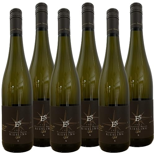 Ellermann-Spiegel -6x 0,75l. Riesling Trocken 2022 - inkl. BOTTLEROCKET Untersetzer