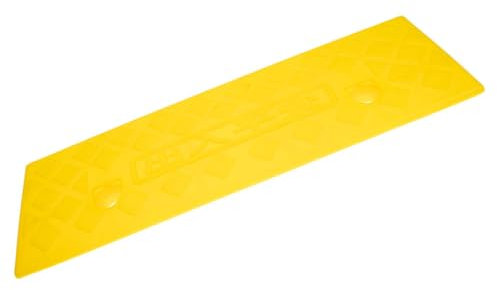 Vaguelly Rampe per Auto in Gomma Gialle 2 Pezzi per Soglie e Rampe del Marciapiede Struttura Resistente Multifunzionale per Parcheggi e Accessi
