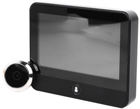 Visor de Puerta Digital 1080P con ángulo de Visión Amplio, Monitoreo HD y Operación Remota, Cámara de Mirilla de Puerta con Mirilla Visor de Puerta Electrónico Inalámbrico para