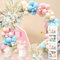 Gender Reveal Balloons Girlande Kit,168 PCS Gender Reveal Party Deko,Luftballon Girlande Rosa Blau Beige für Boy or Girl Party Dekoration Baby Shower Babyparty