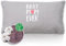 Herbalind Lavendelkissen Geschenk für Mama zum Muttertag Muttertagsgeschenk - Best Mom Ever Kissen Duft Lavendel Geburtstagsgeschenk Weihnachten Geschenk-Idee von Tochter Sohn - 30x20 cm in Grau