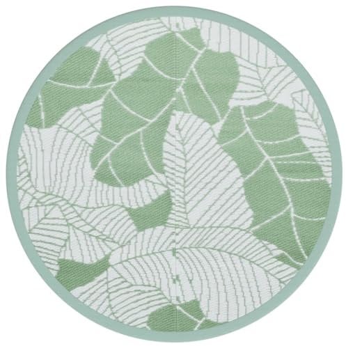 vidaXL Outdoor-Teppich Grün Ø200 cm PP