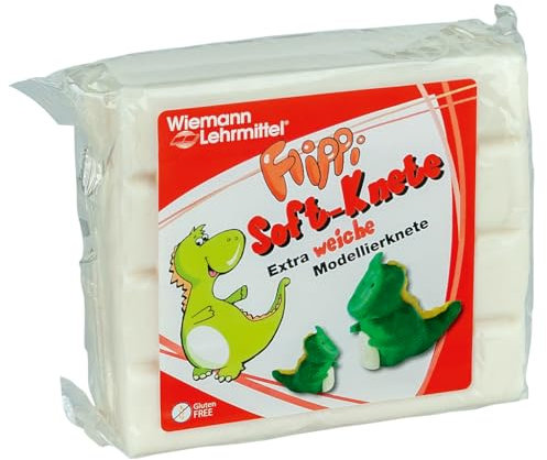 Flippi® Soft-Knete, 250 g | Wiemann Lehrmittel (weiß)