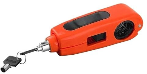 Fahrradschlösser, strapazierfähig, Fahrradkette, Fahrradschloss, Codes for Fahrrad, Motorrad, Tür, Tor, Zaun(Orange)