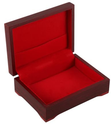 JOINPAYA Vintage Poker Holzkiste Mit Deckel Kompakte Langlebige Spielkarten Aufbewahrungsbox Aus Natürlichem Holz Einfache Nutzung Für Desktop Vielseitiger Pokerkoffer Zur Sicheren Kartenla