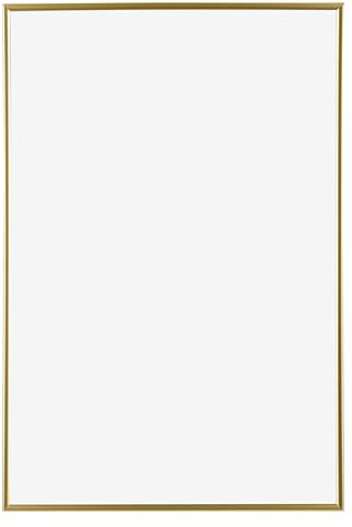 Dutch Frame Factory - Bilderrahmen 50x75 cm - Gold - Bilderrhamen aus Kunststoff mit Antireflex Kunstglas - Fotorahmen 50x75 cm - Easy