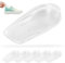 Tenbrachian 6 Pezzi Altezza Aumentando Tallone Solette, 2cm Rialzo Tallone per Scarpe, Solette Rialzate Uomo Donna, Talloniera in Gel di Silicone di Altezza Solette (2 cm)