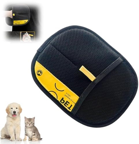 YCYATS Fell Magnet Handschuh, Antistatische Handschuhe für Tierhaare, Wiederverwendbare Fellpflegehandschuhe zum Waschen (1 Stück)