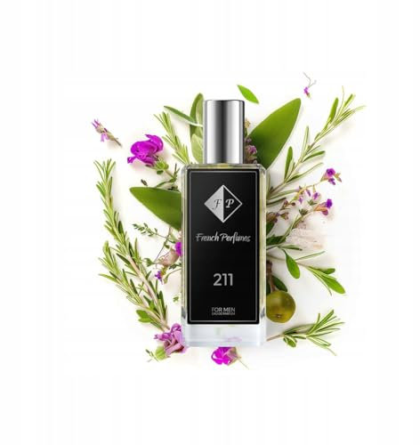 FP French Perfumes - Herren Parfüm - Elegante Eau de Parfum für Herren Männer - Hochwertiger Duft - Perfume men - Aromatisch und aquatisch - Nr. 211 - Acquaa di Gioo Profumoo - 60 ml