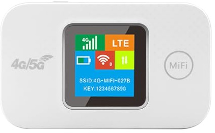 Quzenn 4G/5G Mobile Hotspot WIFI Router 4G LTE Router Repeater Pocket Modem with Sim Card Slot Wide Coverage Asian Version
