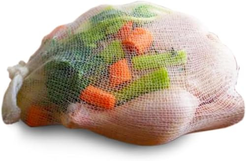 Regency Wraps Soup Socks, Cotton Mesh Bags for Making Clear Flavorful Broth and Soups, Natural Cotton Blend, 24 Pack of 3, Great for Chicken, Veggies, Eggs and More