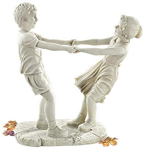 Design Toscano Tanzende Kinder, Gartenfigur: Groß