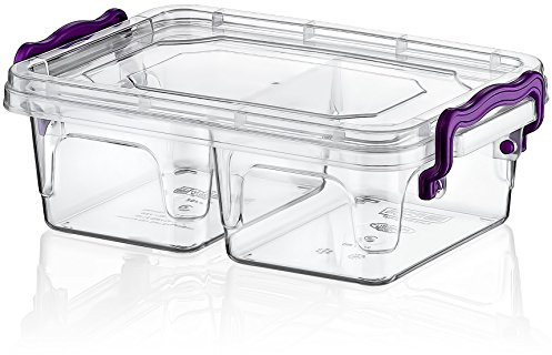 Hobby Life 0,5 Liter 10 Kunststoff, rechteckig, unterteilt Mehrzweck Set