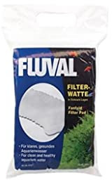 Fluval Filterwatte, fein filterndes Medium für kristallklares, sauberes Wasser, für Aquarienfilter, für Meerwasser geeignet, 250g