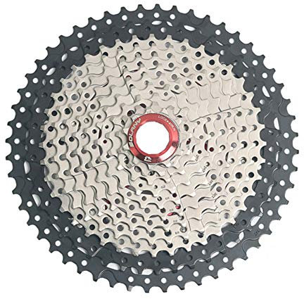 BOLANY 8-9-10-11-12 Geschwindigkeitskassette 11-32T 11-36T 11-40T 11-42T 11-46T 11-50T 11-52T Wide Ratio MTB-Fahrradteil Freilauf Ritzel mit Umwerferverlängerung (11 Geschwindigkeit 11-52T)