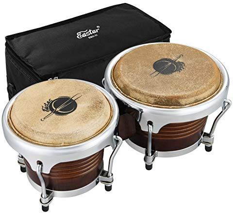 Eastar Bongo Drums 7'' and 8'' for Professional Special Antique Finish, EBO-21