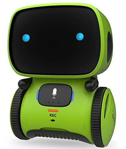 GILOBABY Interactive Smart Robot Toys, Intelligent Robot for Kids, Children Girls & Boys Robotic 3 Years Old Up, Voice Control & Touch Sense, Dance & Sing & Walk, Recorder & Speak Like You