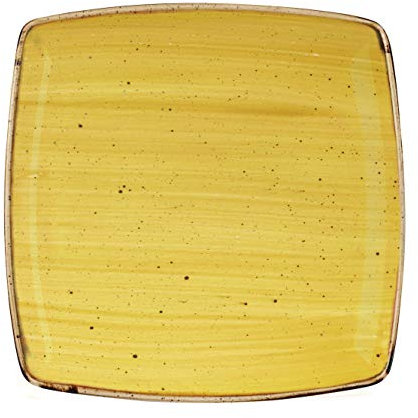 Churchill Stonecast -Deep Coupe Plate Teller- Durchmesser: Ø28,6cm, Farbe wählbar (Mustard Seed Yellow)