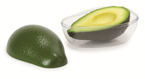 Snips, Guarda, Contenedor de Aguacate para Nevera, San, Transparente Y Verde, 13 cm