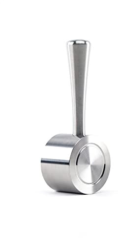 CREMA COFFEE PRODUCTS | Replacement Steam Lever for Breville Espresso Machines | Brushed Silver | Fits the Barista Express, Infuser, Barista Pro