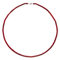 Collana in corallo naturale, 5 x 10 mm, in argento 925, lunghezza 43 cm, 43 cm lang, Corallo argento 925, Corallo