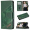 xinyunew Handyhülle für LG K42 Hülle Leder,LG K42 Klapphülle Handytasche Case für LG K42 Handy Hüllen, Grün