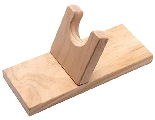 Sharplace Hot Glue Holder, Wood Hot Melt Glue Stand, Hot Melt Glue Base, Craft Room Organizer