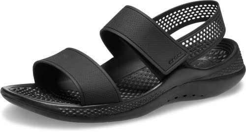 Crocs Herren LiteRide 360 Sandal W Sandalen, Black, 39/40 EU