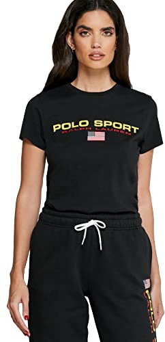 Ralph Lauren - T-Shirt Polo Sport à col Rond (S, Polo Black)