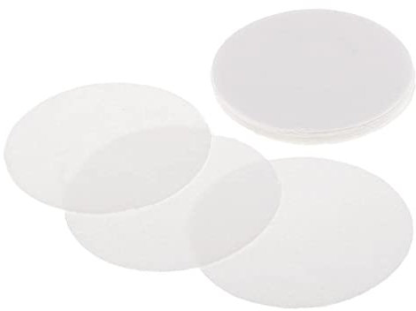 zalati Glass Fusing Paper 10pcs Ceramic Fiber Paper Round for Microwave Kiln