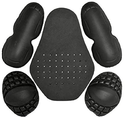 mimika Codo Shin Protector - Cómodo Almohadillas traseras para Codos y Hombros Motocicleta | Equipo Deportivo Desmontable para Codos y Hombros, Protector Todoterreno Resistente a caídas Nazhua