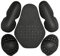 mimika Codo Shin Protector - Cómodo Almohadillas traseras para Codos y Hombros Motocicleta | Equipo Deportivo Desmontable para Codos y Hombros, Protector Todoterreno Resistente a caídas Nazhua