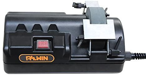 Toplionace Afiladora de Cuchillos Refrigerada Por Agua de 220V, Afilador de Cuchillos Eléctrico Para el Hogar con Muela Abrasiva de Corindón Marrón de Malla 220