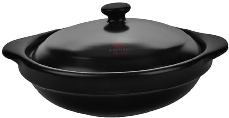 COLLBATH Donabe Casseruola in Casseruola Con Coperchi Casseruola Terracotta Pentola Antiaderenti Pentola Anti-aderente Casseruola Profonda