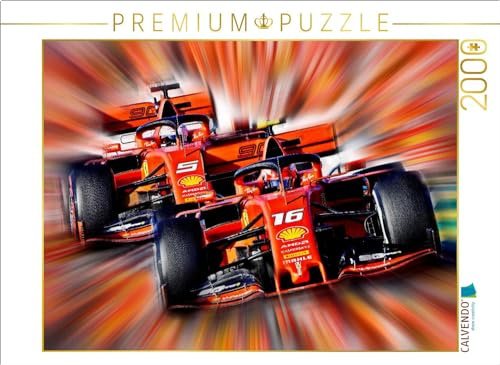 Puzzle · Forza Ferrari - die Roten sind Italiens große Leidenschaft | Digital Art DeVerviers · 2000 Teile · Lege-Größe 90 × 67 cm · CALVENDO Puzzle