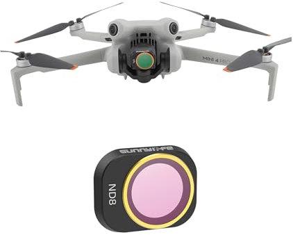 Fututech CPL ND MCUV ND/PL Filter für DJI Mini 4 Pro Filter für Drohne, kratzfest, hohe Übertragung, Zubehör (ND 8)