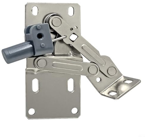 Soft Close Tip-Out Compartment Hinge, 1 Pair Cabinet Drawer Soft Close Tip Out Tray Hinges Scissor Hinges 45 Degree for Cabinets, Sinks, Kitchen Sinks, Shoe Cabinets
