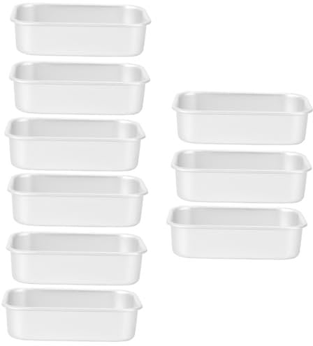 Zerodeko 3sets Creative Baking Molds Bread Pan Aluminium Alloy Mold Non-Stick Loaf Tins 3pcs*3