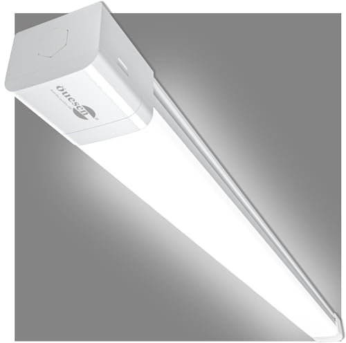 LED Feuchtraumleuchte 120CM Kaltweiss, Deckenleuchte Feuchtraum 36W 3600LM, Kellerlampe IP66 Wasserfest, Garagenlampe röhre Sehr Hell, Werkstattlampe Feuchtraumlampe für Keller Garage Büro
